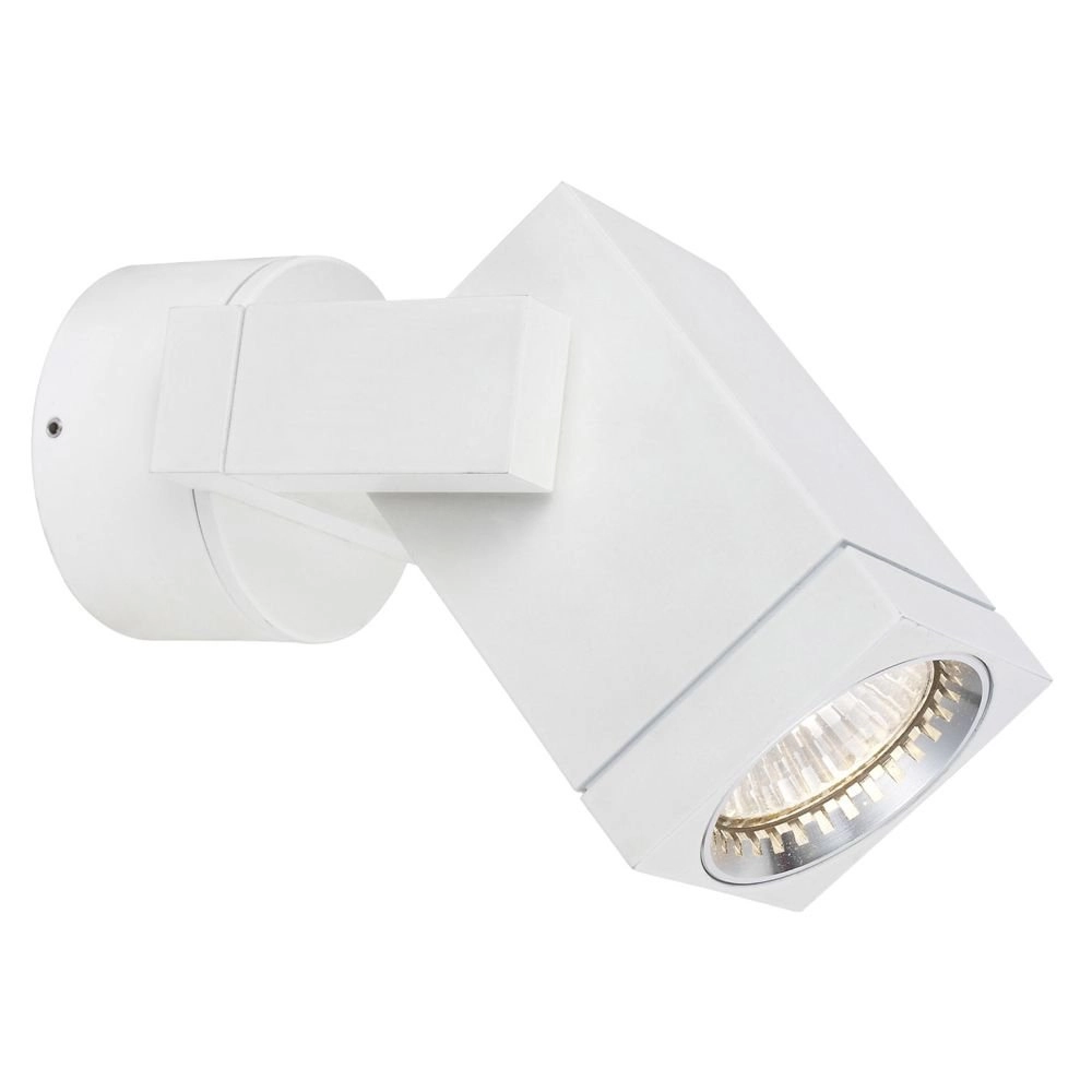 Spot murale Cubic Alu pour l'extérieur blanc Spot murale Cubic Alu pour l'extérieur blanc