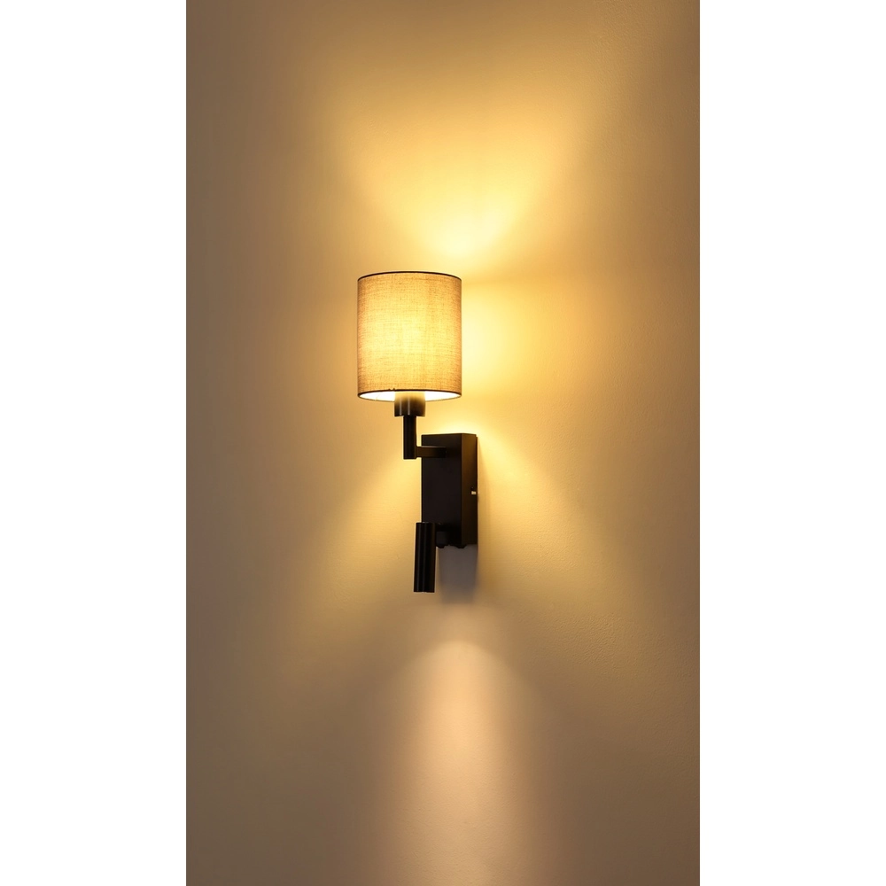 Lampe de chevet Zamora noir avec un bonnet Globo 9007371572892