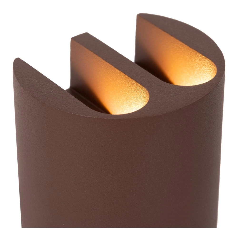 Lampe murale de conception York Brun rouille Lucide 5411212334145
