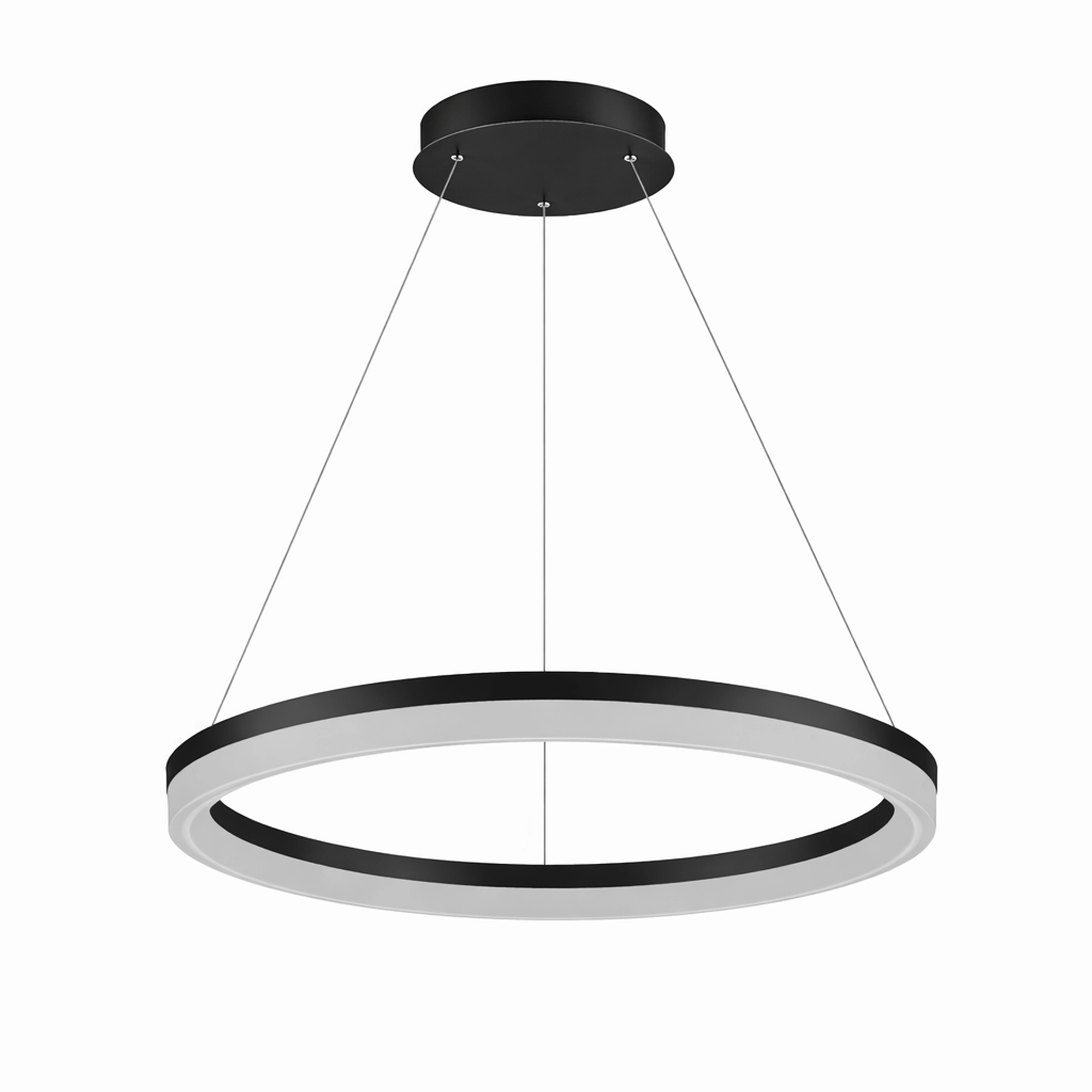Lampe suspendue élégante Ara Ø 60 cm noirs Lyora 5053423308050