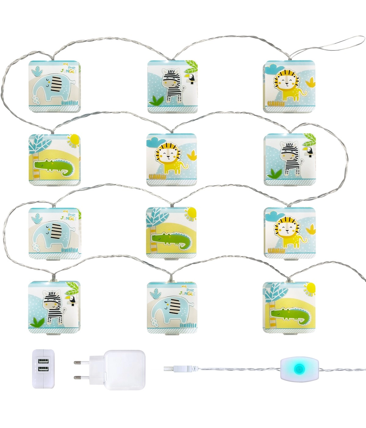 Guirlandes lumineuses Little Jungle bleu Dalber 8420406761152