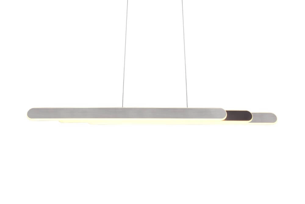 Lampe suspendue Helios 130cm gris