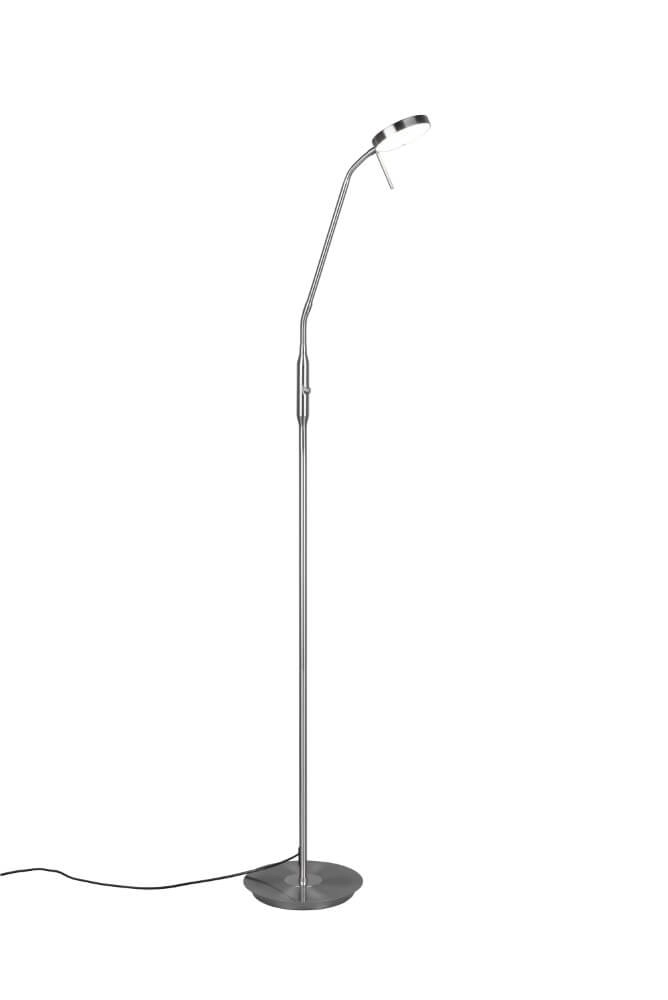 Lampadaire Monza 145 cm en acier inoxydable Trio 4017807505825