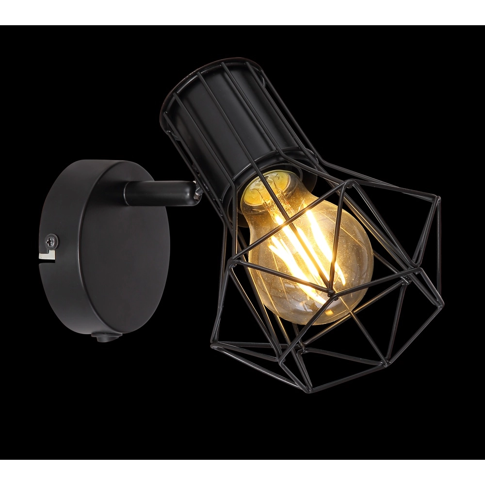 Lampe murale Priska Noir Globo 9007371412167