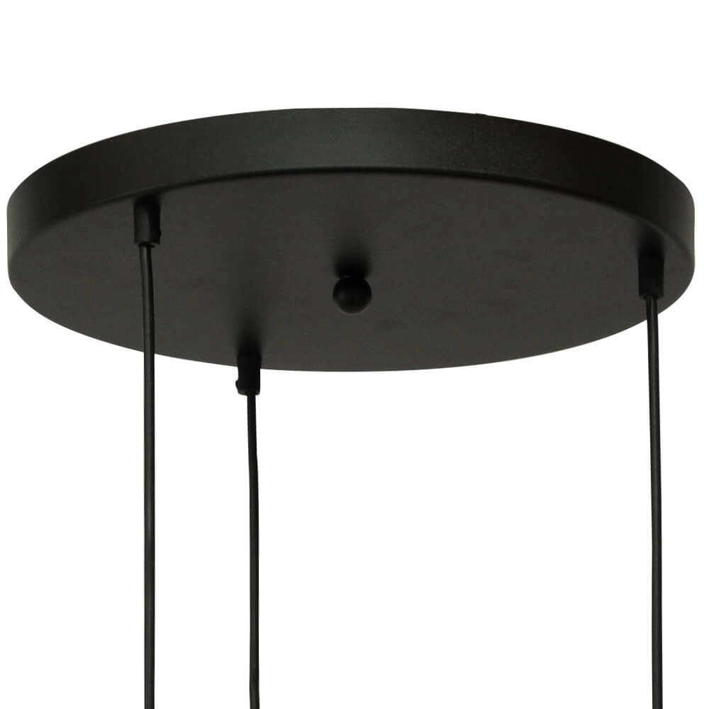 Lampe suspendue Vide Lazise 3x Ø 25cm doré Masterlight 8718121303055