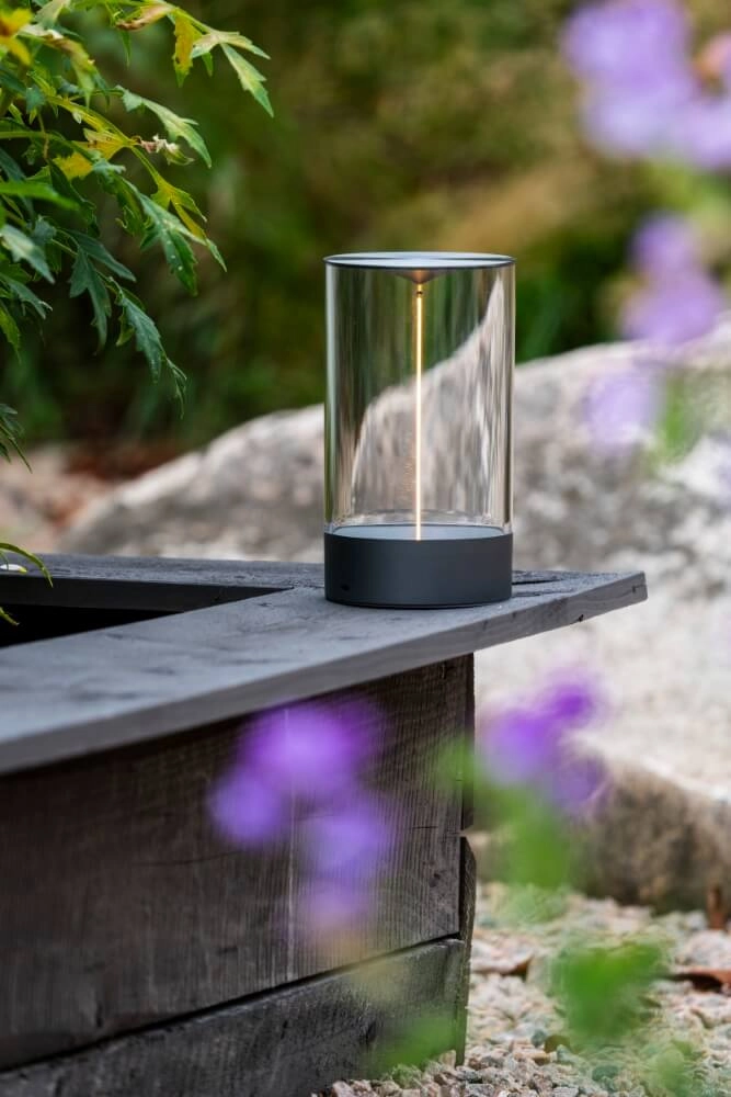 Lampe rechargeable Edison M anthracite KonstSmide 7318307848373