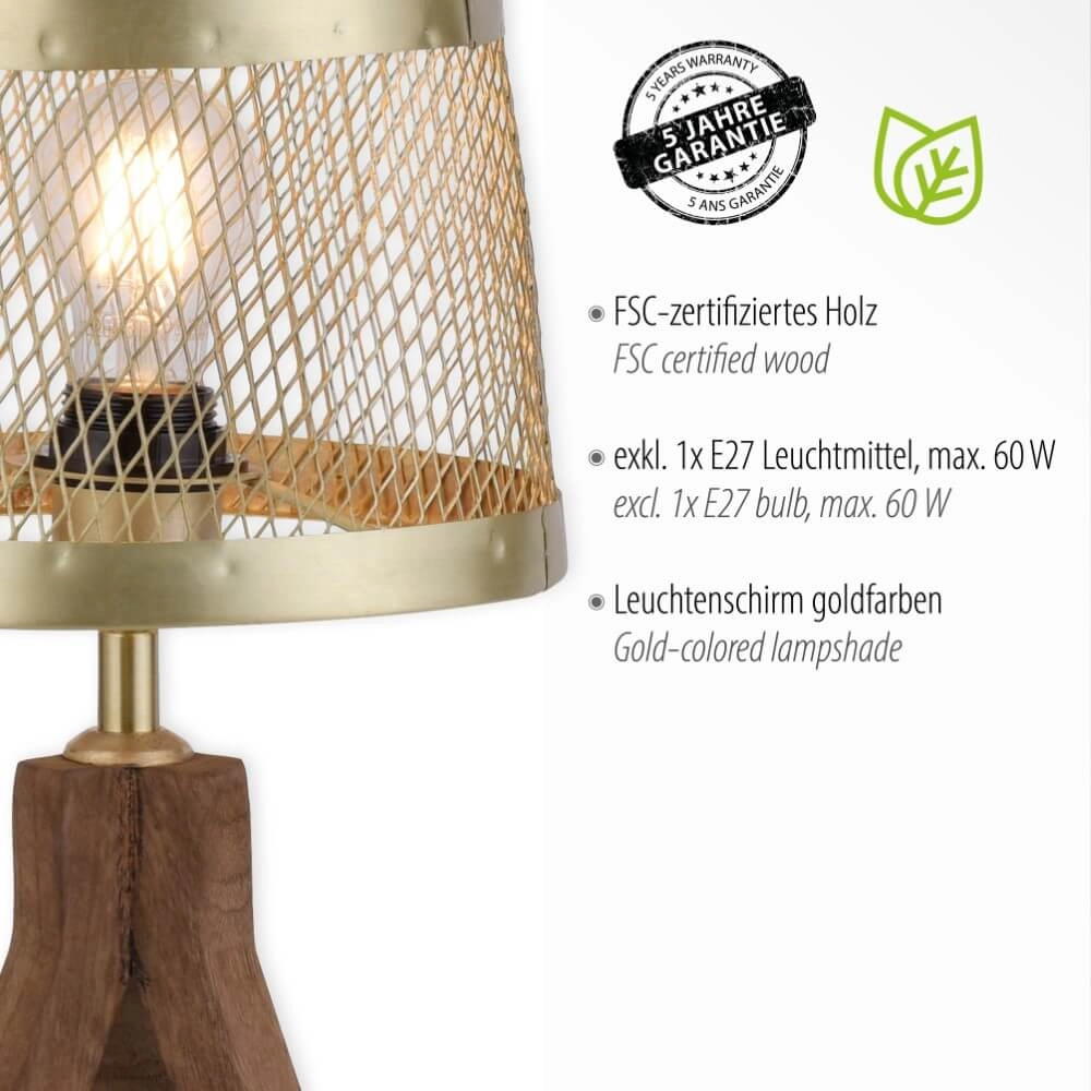 Lampadaire Frederik laiton Just Light 4043689976187