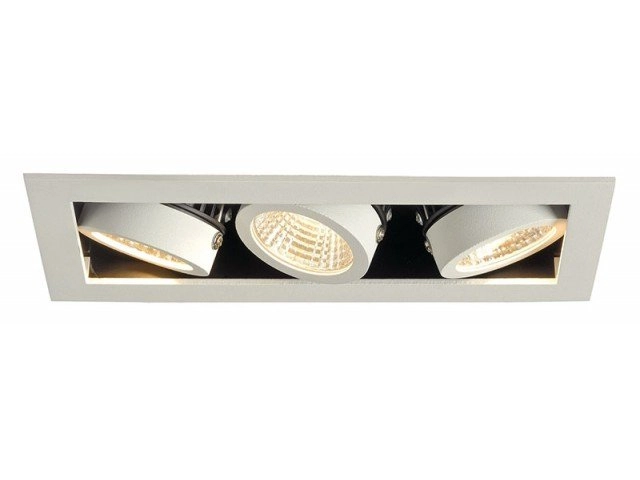 Lampe à LED intégrée Kadux Recessed Spot à 3 lumières blanc