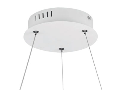 Lampe suspendue LED Bologna blanc Trio 4017807525656