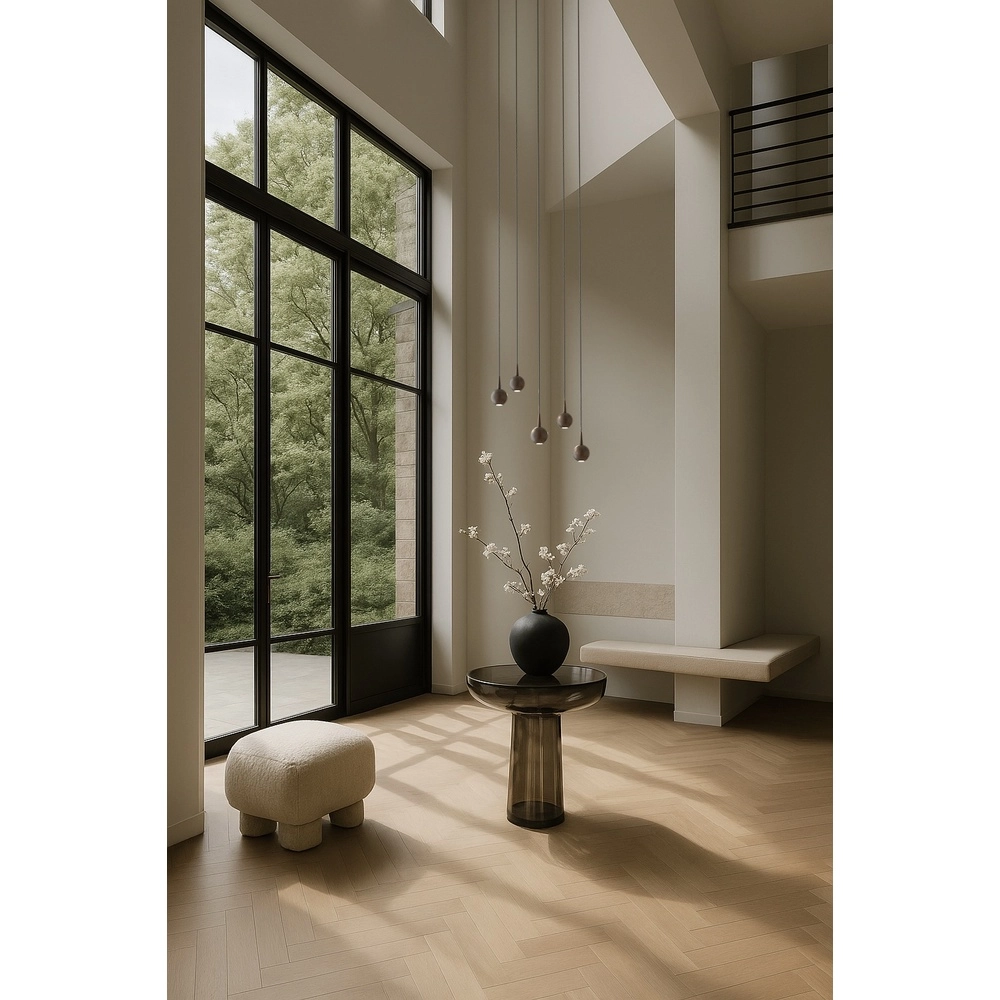 Lampe suspendue à 5 lumières Talana brun cacao Ø 35cm DTW Masterlight 8718121350103