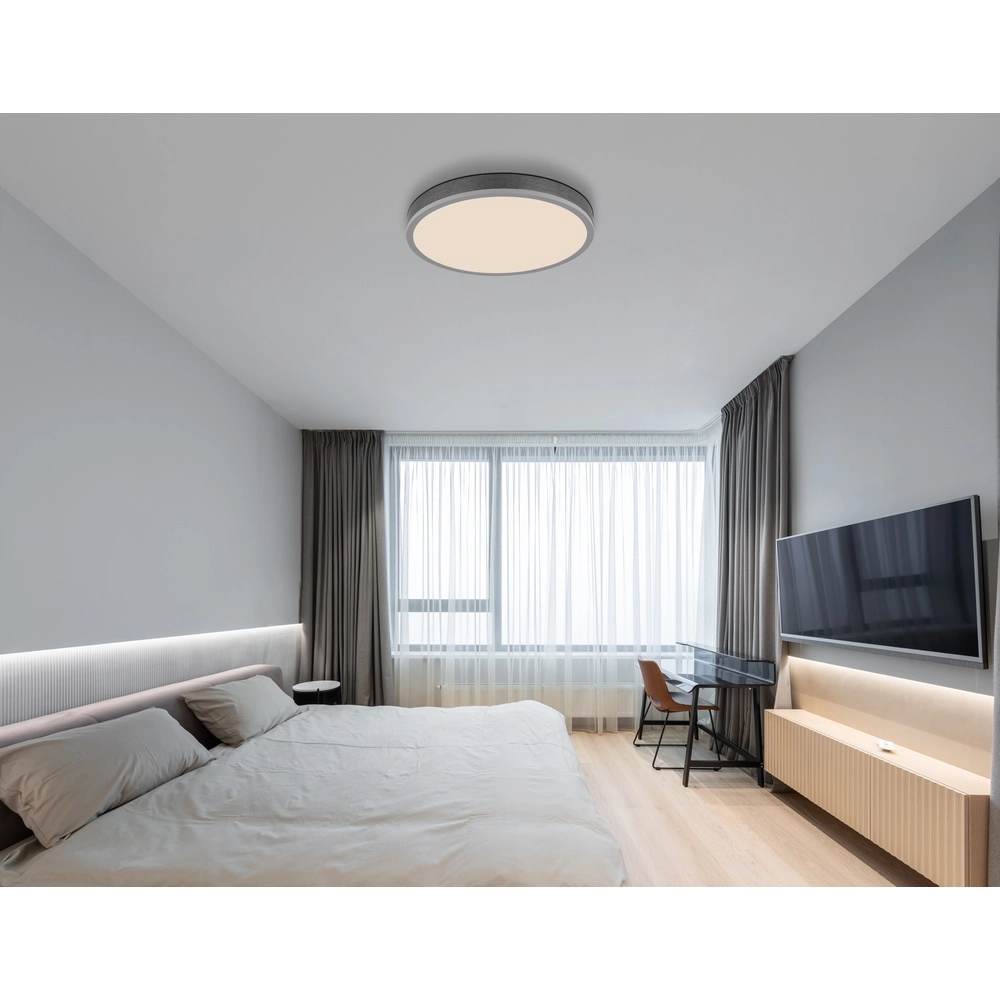 Lampe de plafond à design Doro Ø 45 cm gris argenté Globo 9007371525553