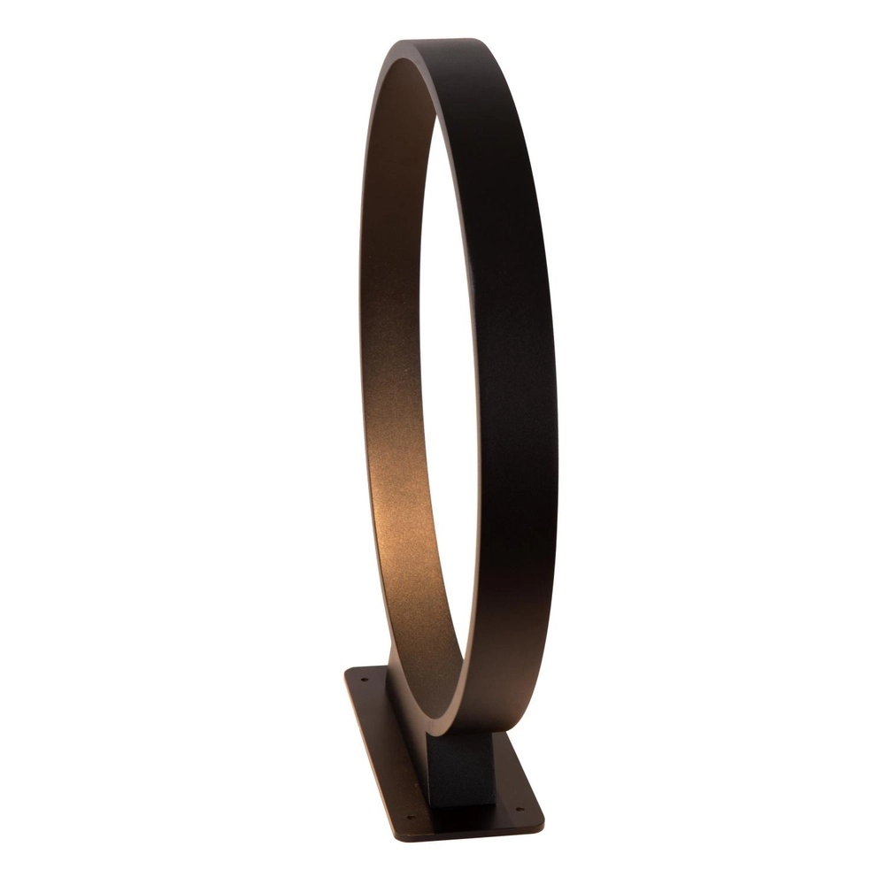 Lampe de jardin ronde Jerel IP54 noir Ø 40cm Lucide 5411212290472