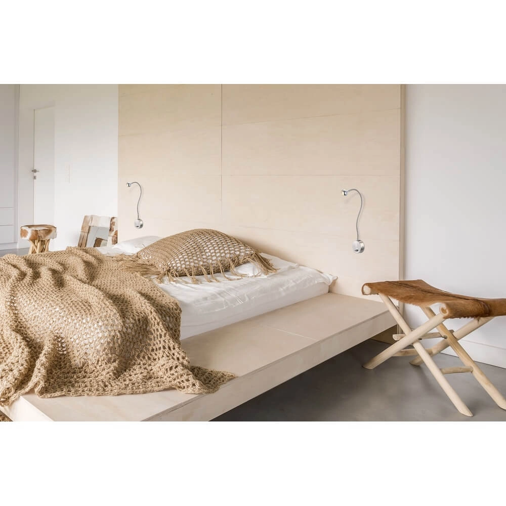 Applique murale Serpent Nickel filaire Globo 9007371290420