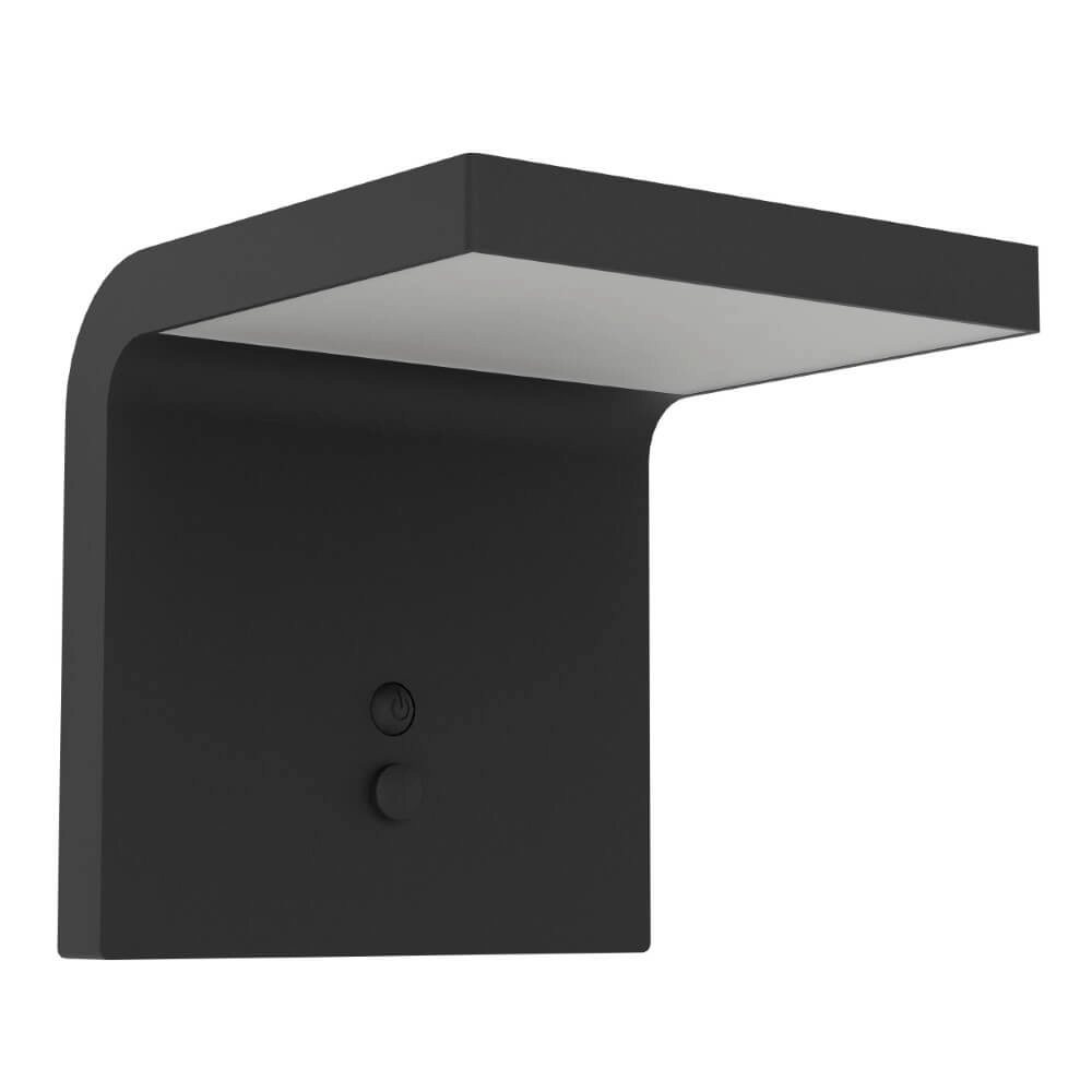 Lampe solaire design Spiante noir