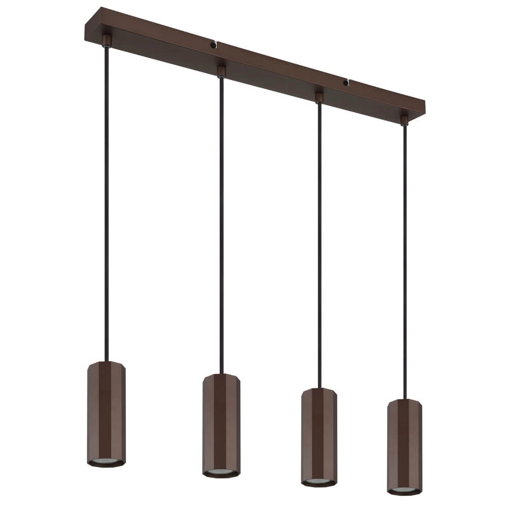 Suspension en bronze James 4 lumières Suspension en bronze James 4 lumières