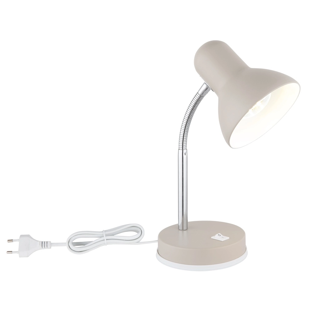 Lampe de bureau Basic brun sable Globo 9007371586011