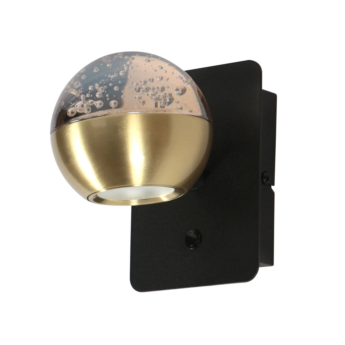 Lampe murale LED Belluno laiton avec verre - dimmable Steinhauer 8712746183931