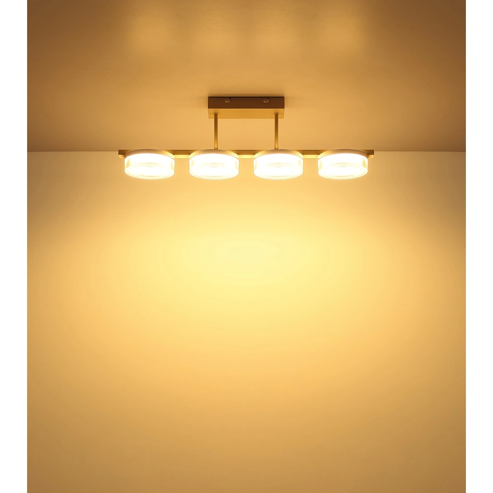 Plafonnier moderne Zara brun sable 67cm Globo 9007371576067