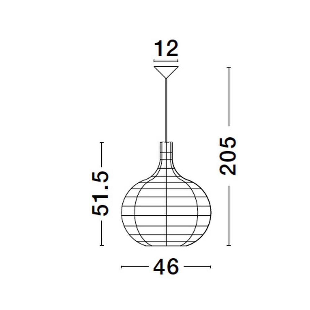 Suspension Griffin Ø 46cm Lyora 5212017438874