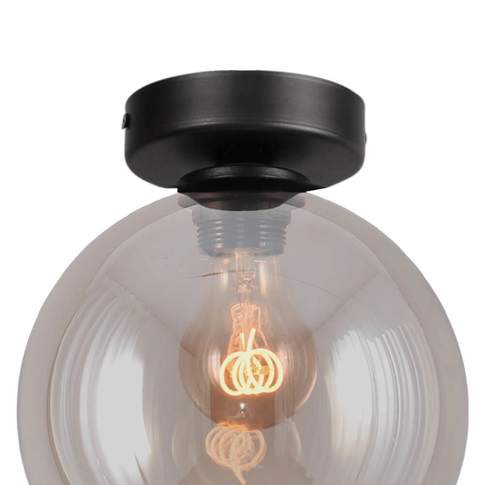 Plafonnier Bella 2 avec verre doré Ø 20 cm Masterlight 8718121340807