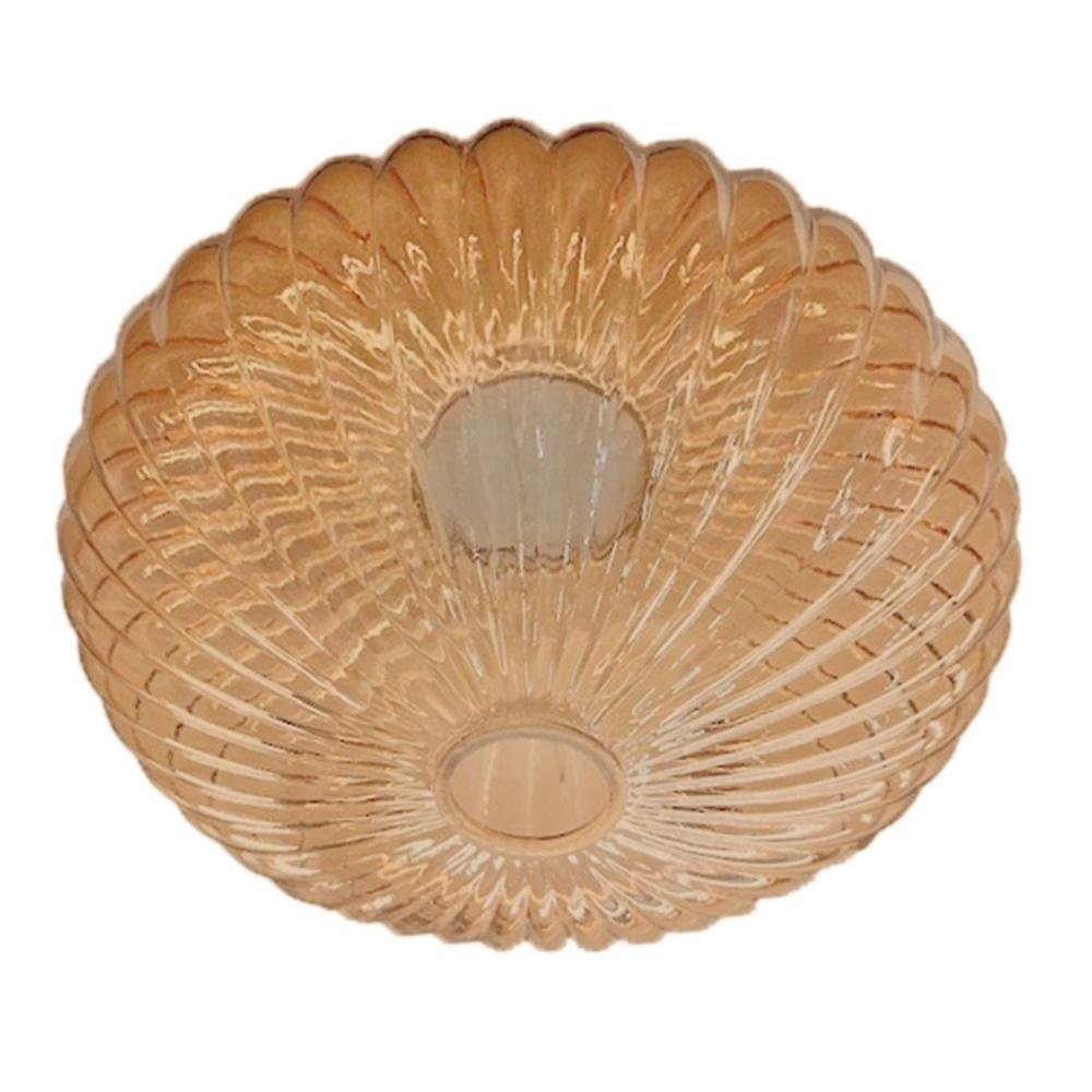 Plafonnier Bloeba noir avec verre ambré Steinhauer 8712746179170