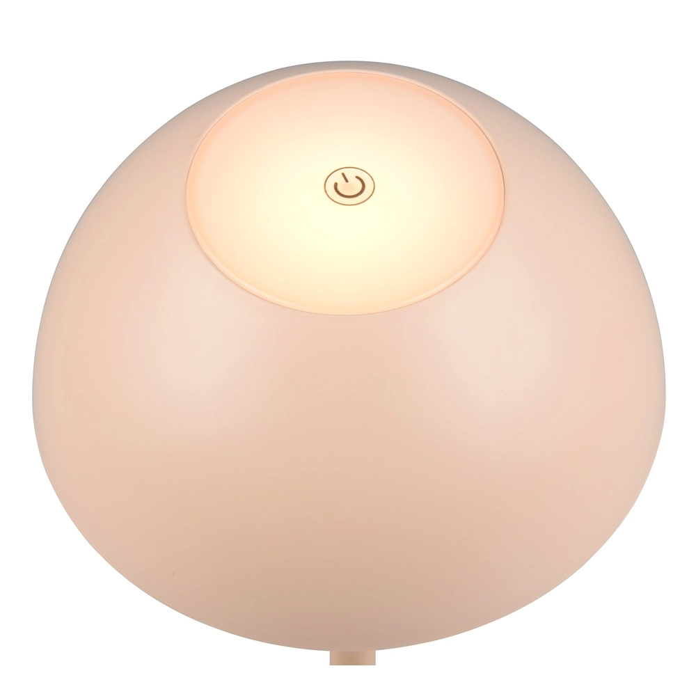 Lampe de table Ricardo brun sable Ø 13.5cm Trio 4017807606195