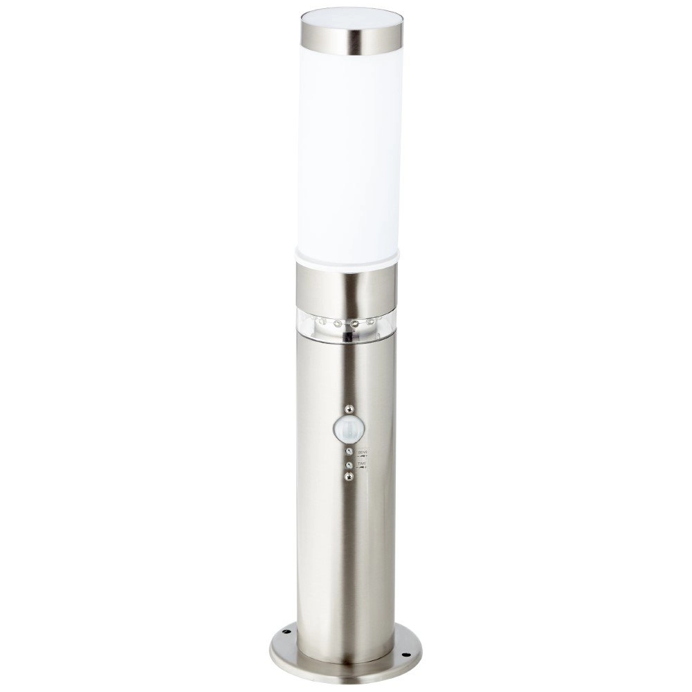 Lampe de terrasse en inox Bole avec capteur