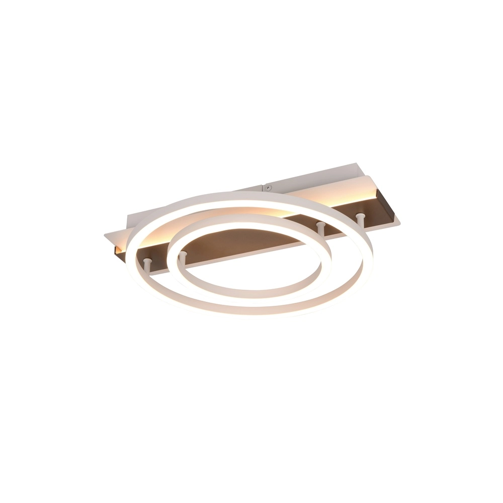 Lampe de plafond Romy Marron moka 35cm