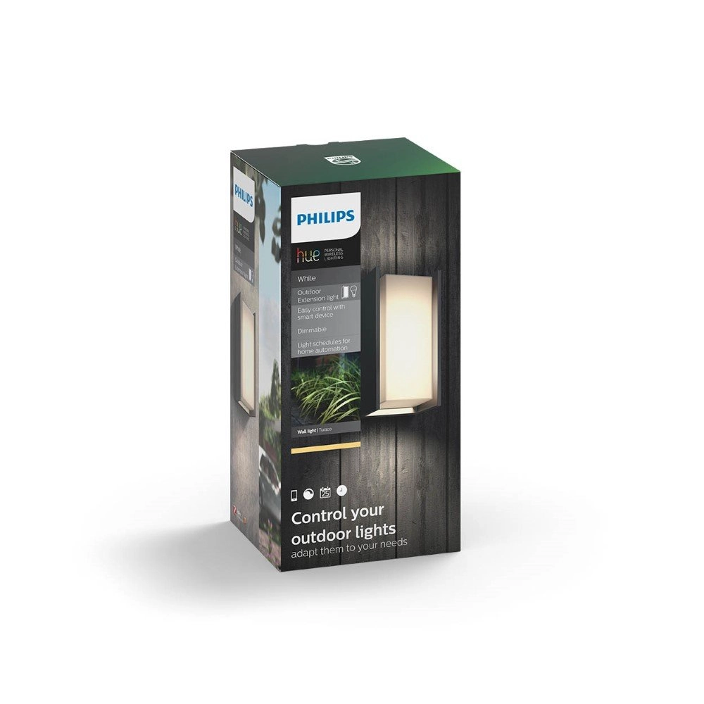 Lampe d'extérieur Hue Turaco anthracite Philips 8718696154465