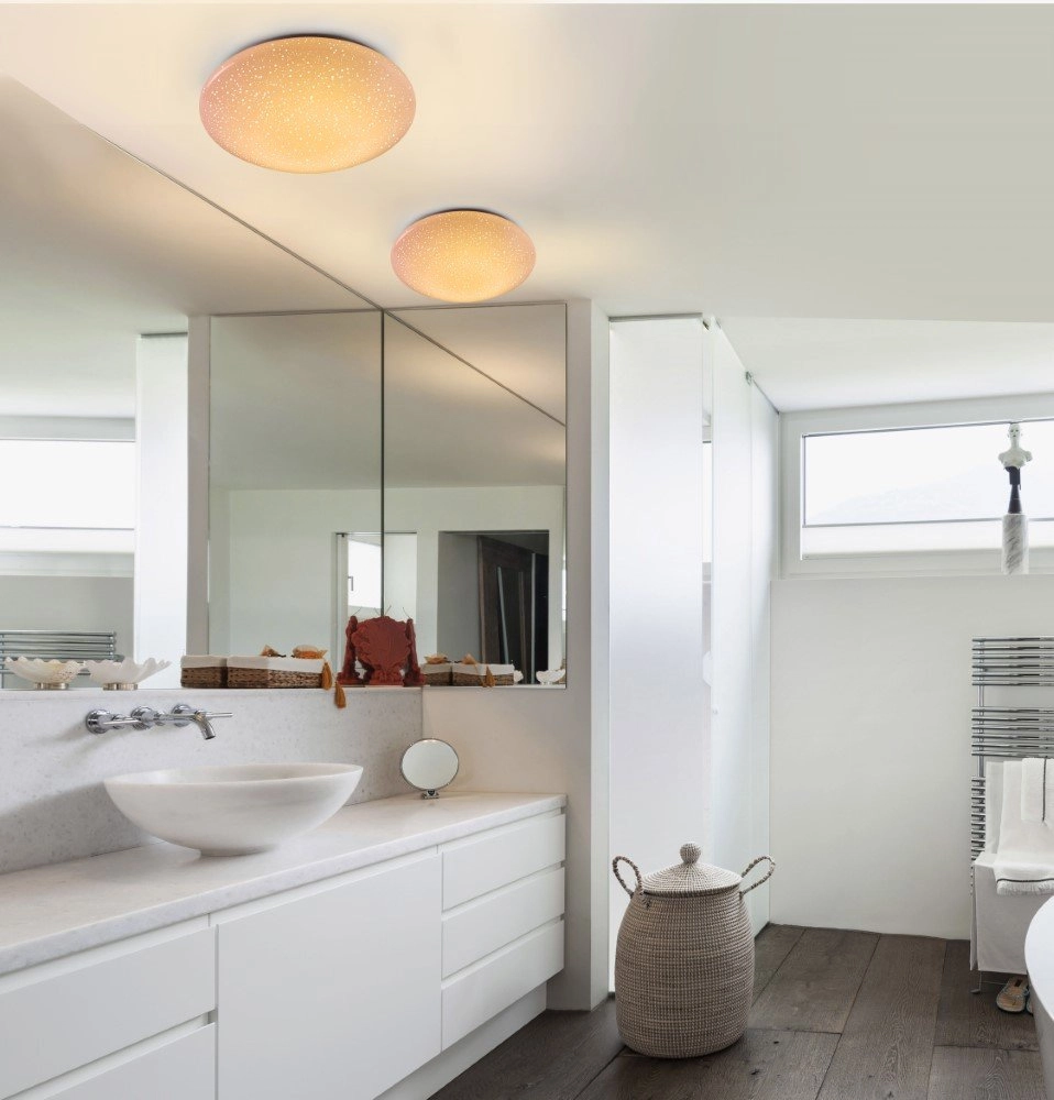 Plafonnier orientable Skyler RGB 38cm avec effet étoile Just Light 4043689928896