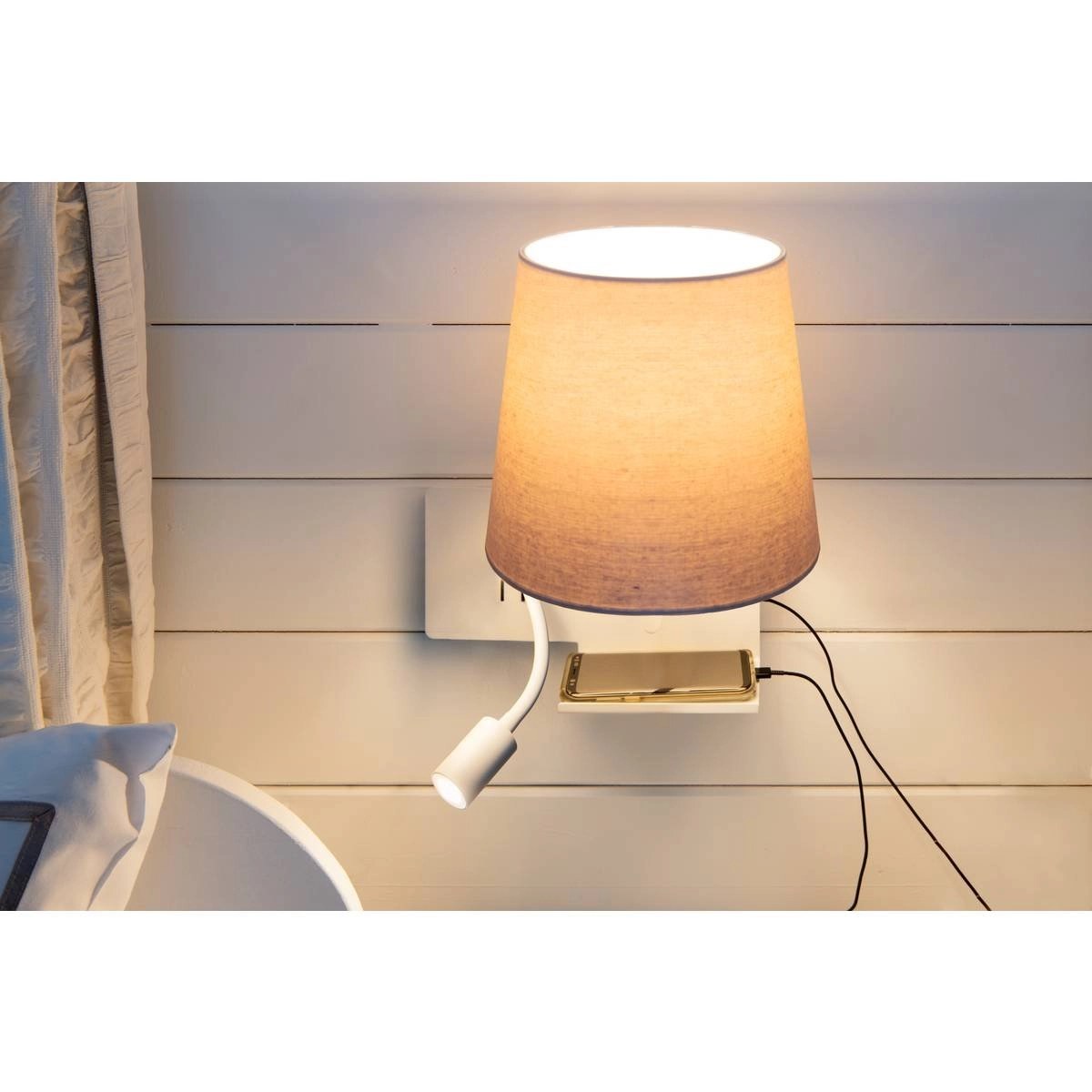 Lampe de lecture pour chambre à coucher Somnila Flex SLV 4024163236171