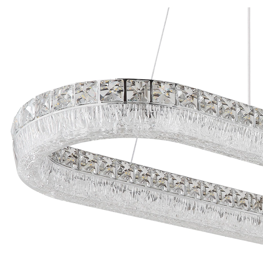 Lampe suspendue Laurel Chrome ovale Globo 9007371572779