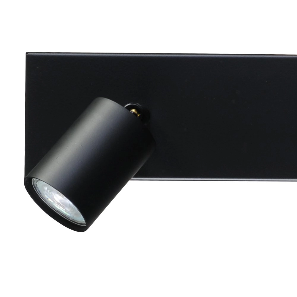 Plafonnier noir Bounce avec 3 points noirs Masterlight 8718121209265