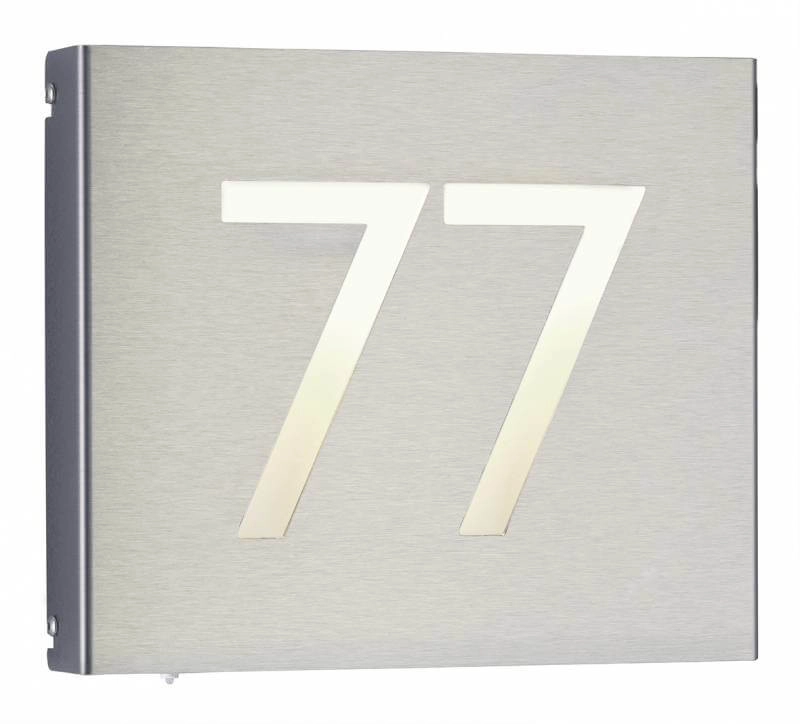 Lampe numéro de maison Housel M avec capteur crépusculaire Albert 4007235960129