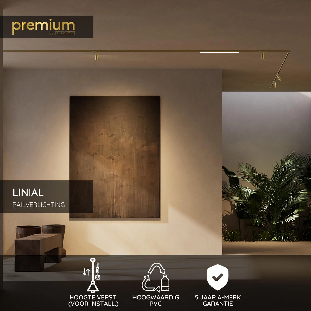 Câble de suspension pour rail monophasé Linial Champagne Premium by Lucide 5411212552518