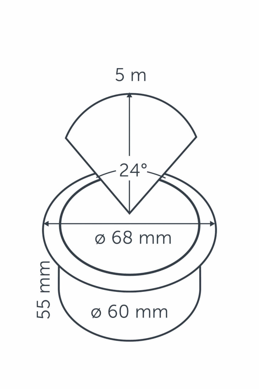 Petit spot encastré Flux LED 12 volts In-lite 8717051003370
