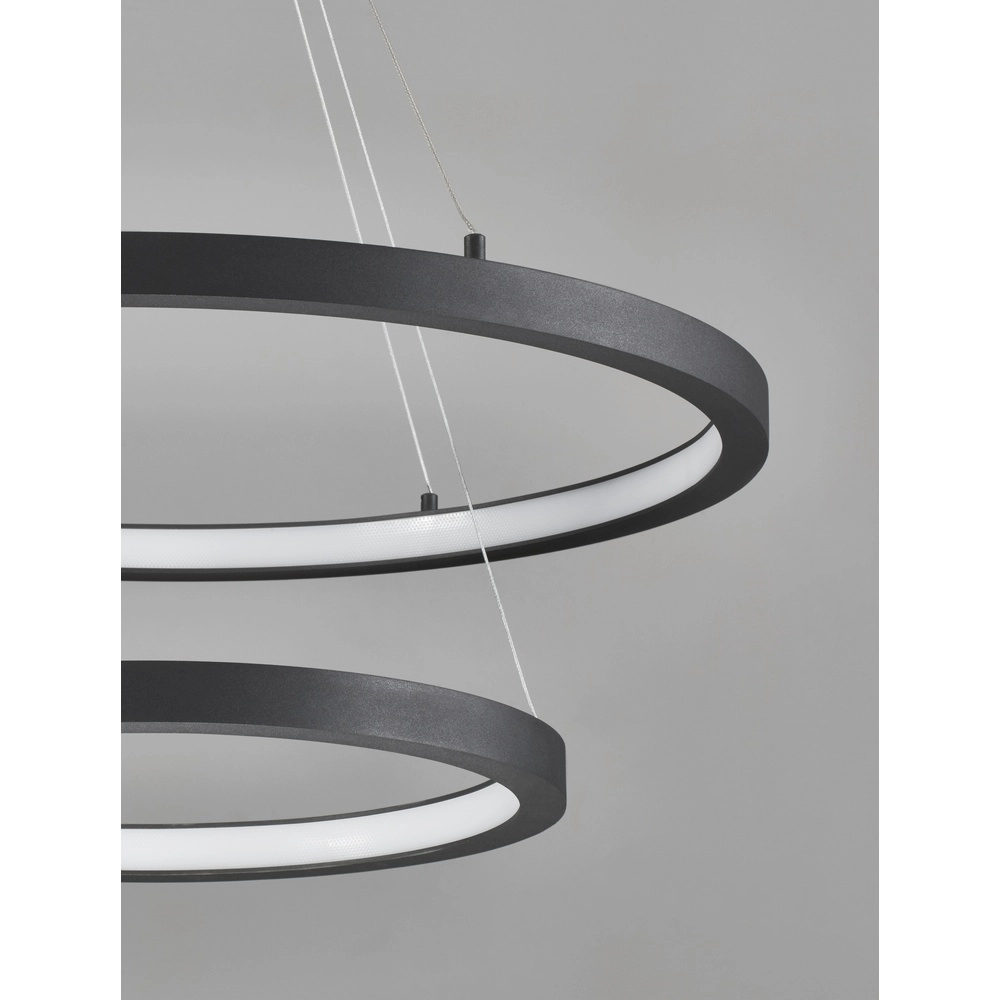 Suspension noire Empatia Double design Lyora 5212017442680