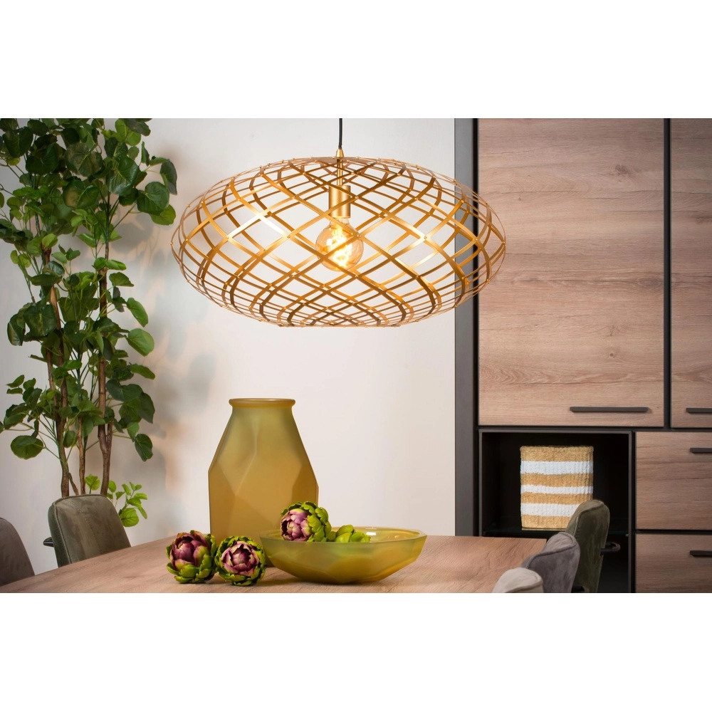 Lampe suspendue Wolfram Ø 65 cm d’or Lucide 5411212211132