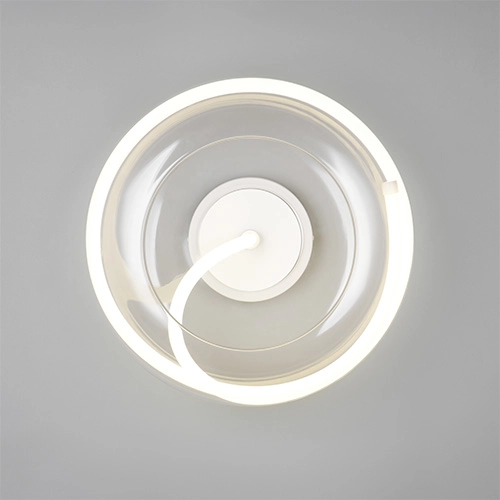 Lampe de plafond à design Tarsia blanc Ø 40cm Trio 4017807683387