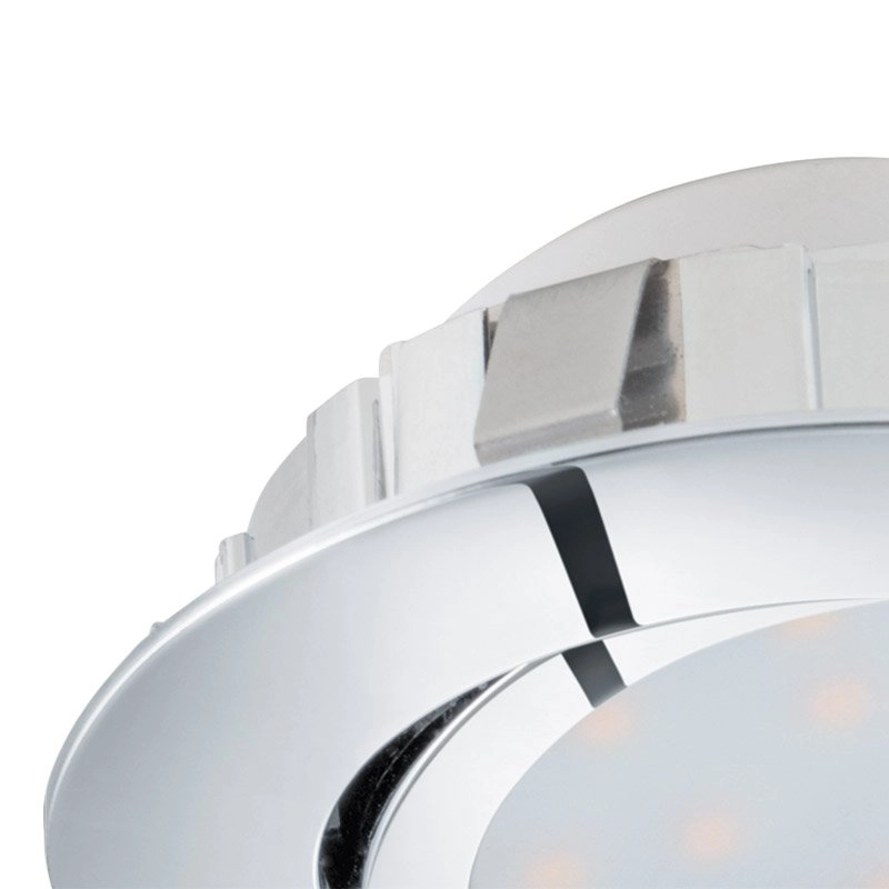 Spot de plafond LED Pineda Round (3x) 3x6w - 3000K - 8,4cm chromé Eglo 9002759958527
