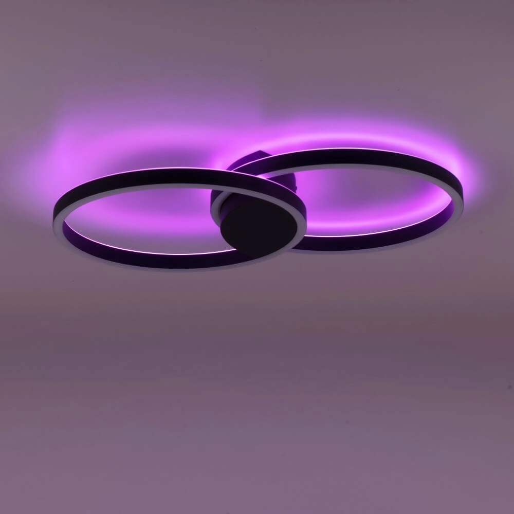 Plafonnier design Q-Marko autour Paul Neuhaus 4012248366615