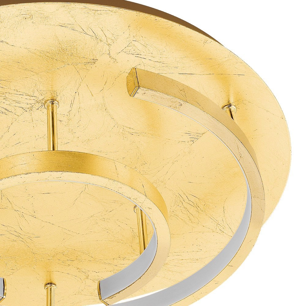 Plafonnier doré Pozondon Ø 38 cm Eglo 9002759984878