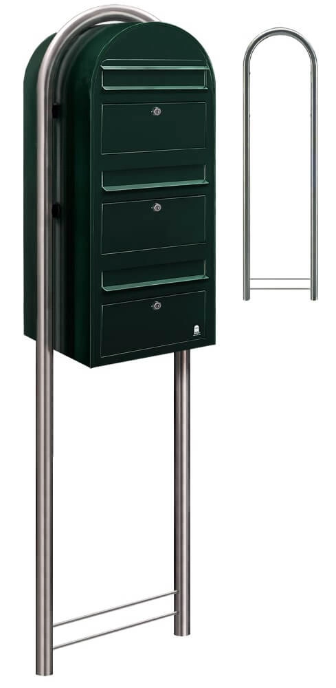 Boites aux lettres Trio 6064 Vert noir Bobi 6417237015303