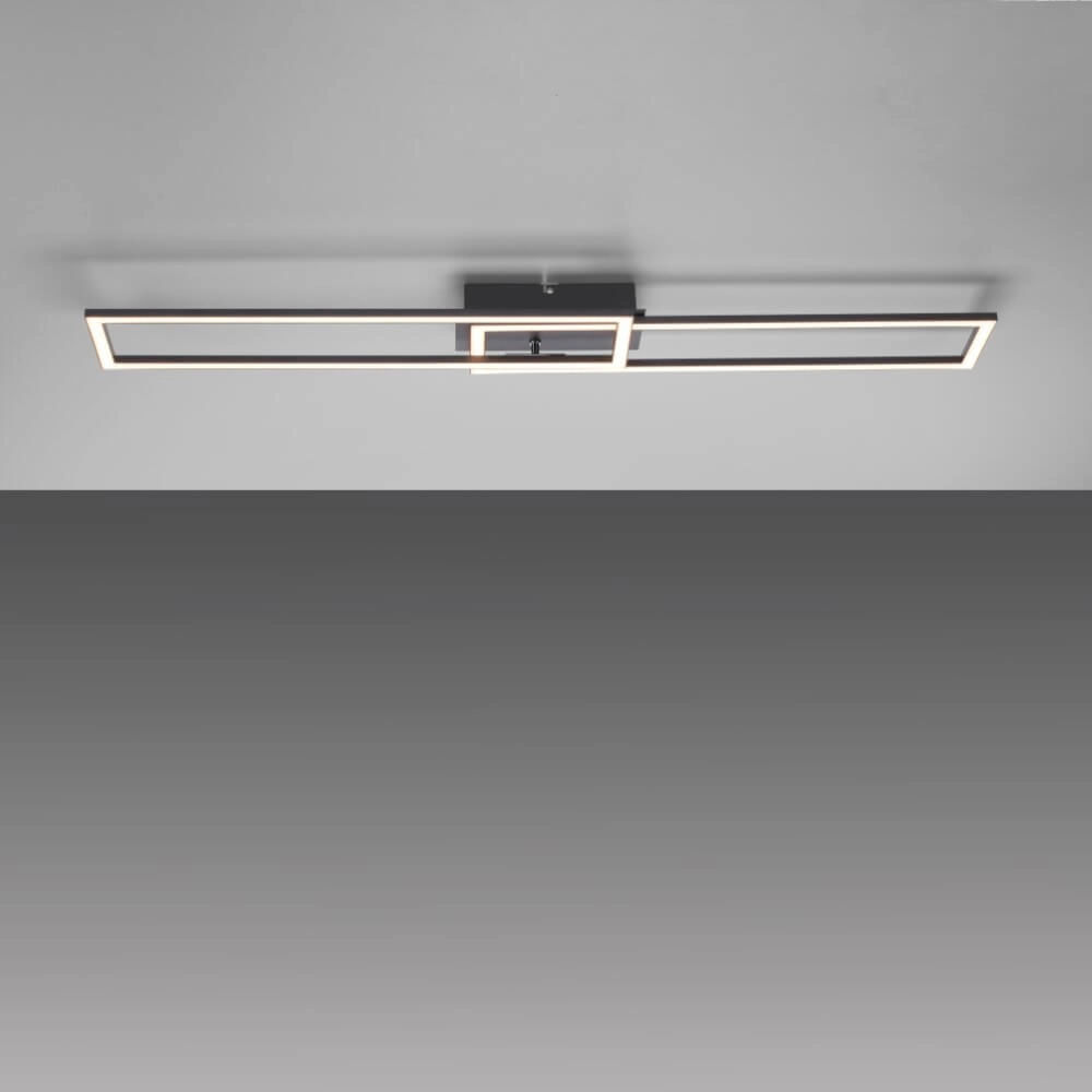 Plafonnier LED noir Iven Paul Neuhaus 4043689981976