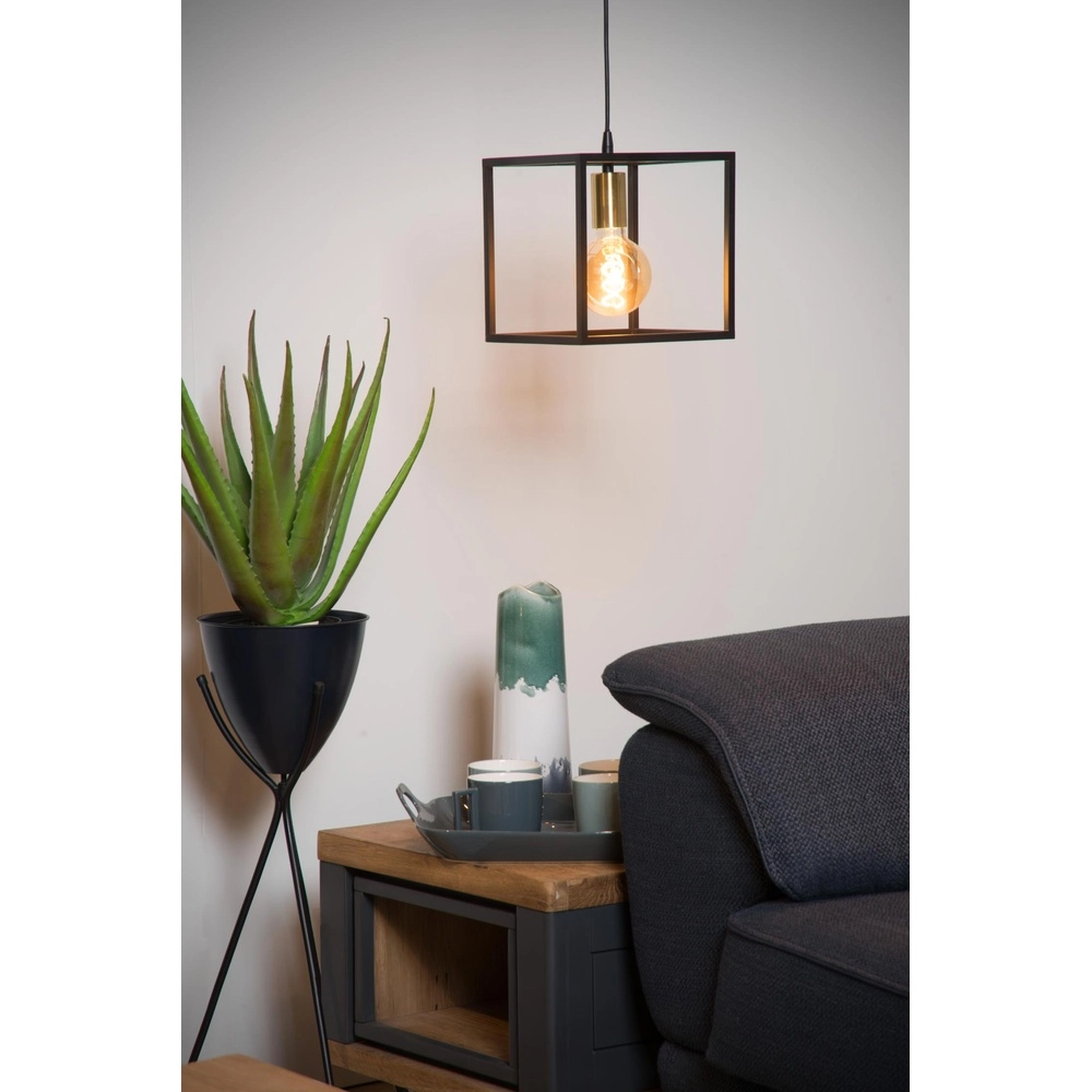 Lampe suspendue Ruben Noir Lucide 5411212000156