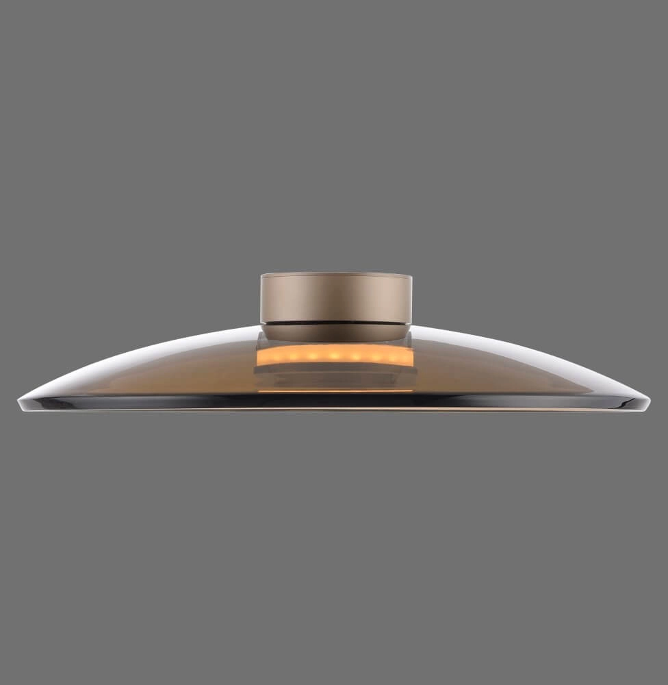 Plafonnier design Pure Moon bronze Ø 50cm Paul Neuhaus 4012248382752