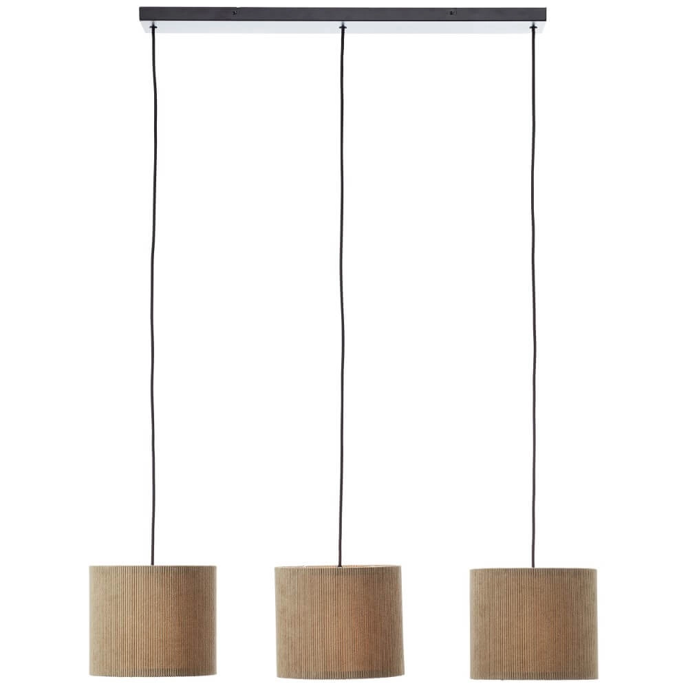 Lampe suspendue 3 lumières Tony crème Ø 35cm Lampe suspendue 3 lumières Tony crème Ø 35cm