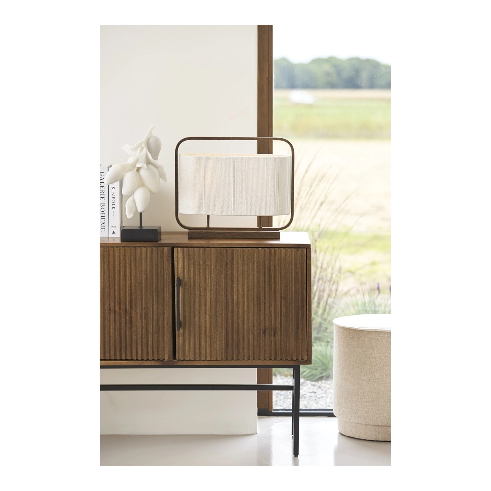 Lampe de table Lecce 45 cm sombre Light & Living 8717807837532