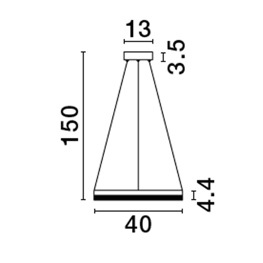 Suspension Adria or Ø 40cm Lyora 5212017443779
