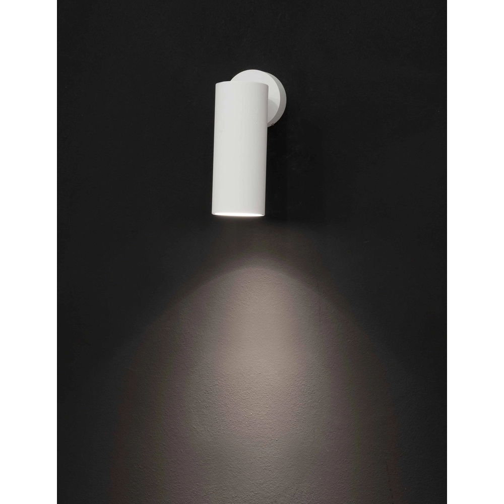 Spot mural Dexter Rond blanc
